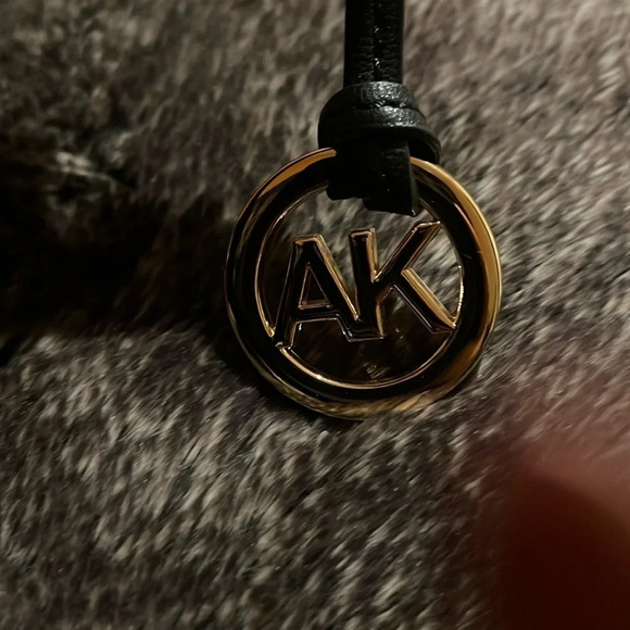 AK Gold Tone Large logo bag charm - Picture 5 of 12